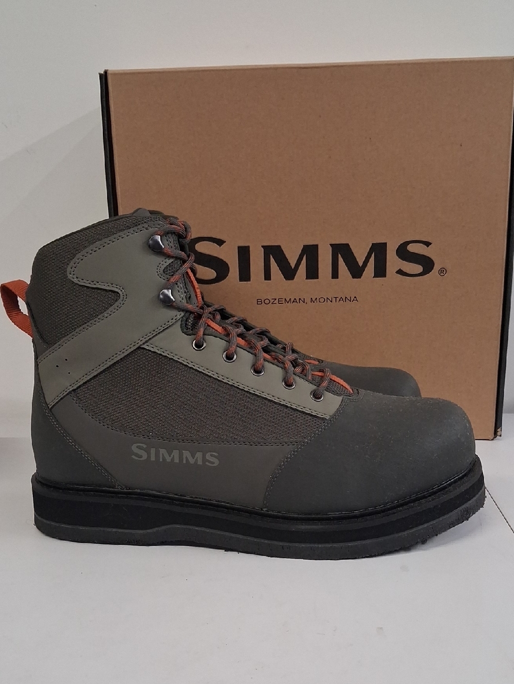 NWT Mens SIMMS Tributary Wading Boot - Felt Sole Size 15 Color-Basalt